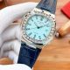 Replica Patek Philippe Nautilus Ice Blue Dial Rose Gold Case Diamond Watch (4)_th.jpg
